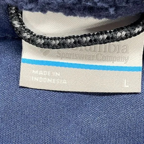 Gonzaga University Columbia Jacket Men's Large‎ Mountain Side Shearling Fleece